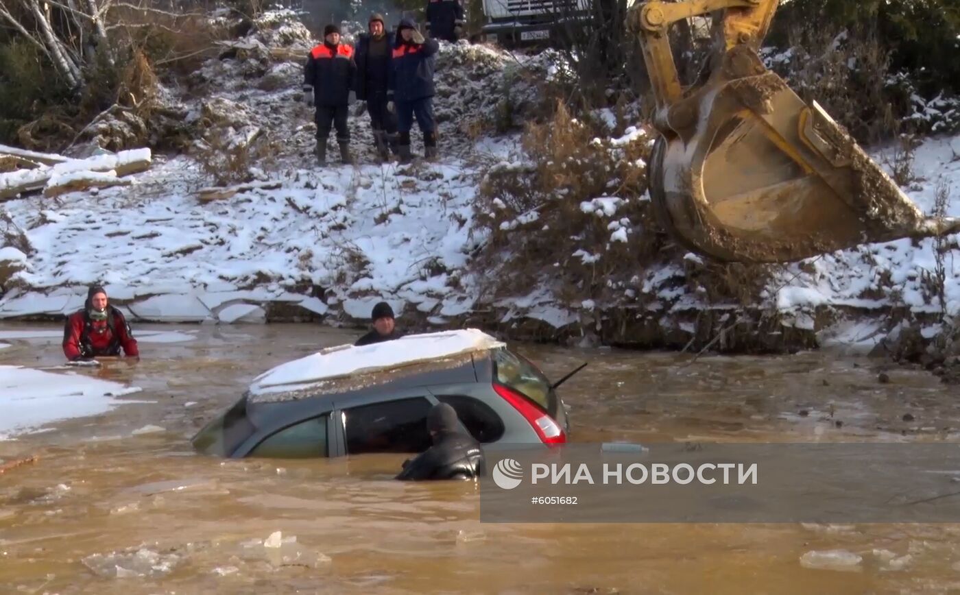 Ликвидация последствий прорыва дамбы в Красноярском крае