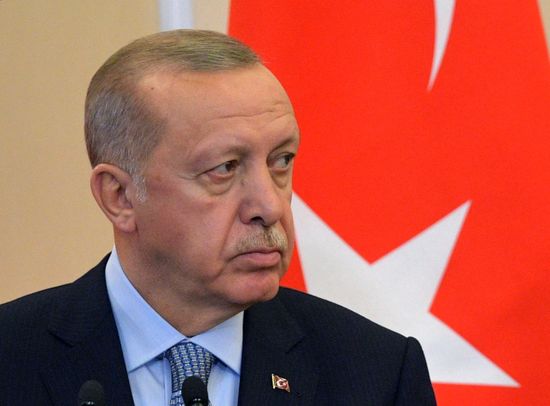 Президент РФ В. Путин встретился с президентом Турции Р. Т. Эрдоганом