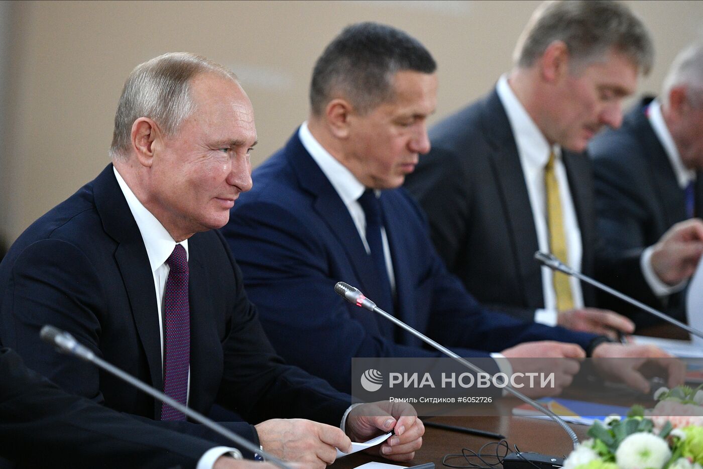 Рабочая поездка президента РФ В. Путина в Сочи