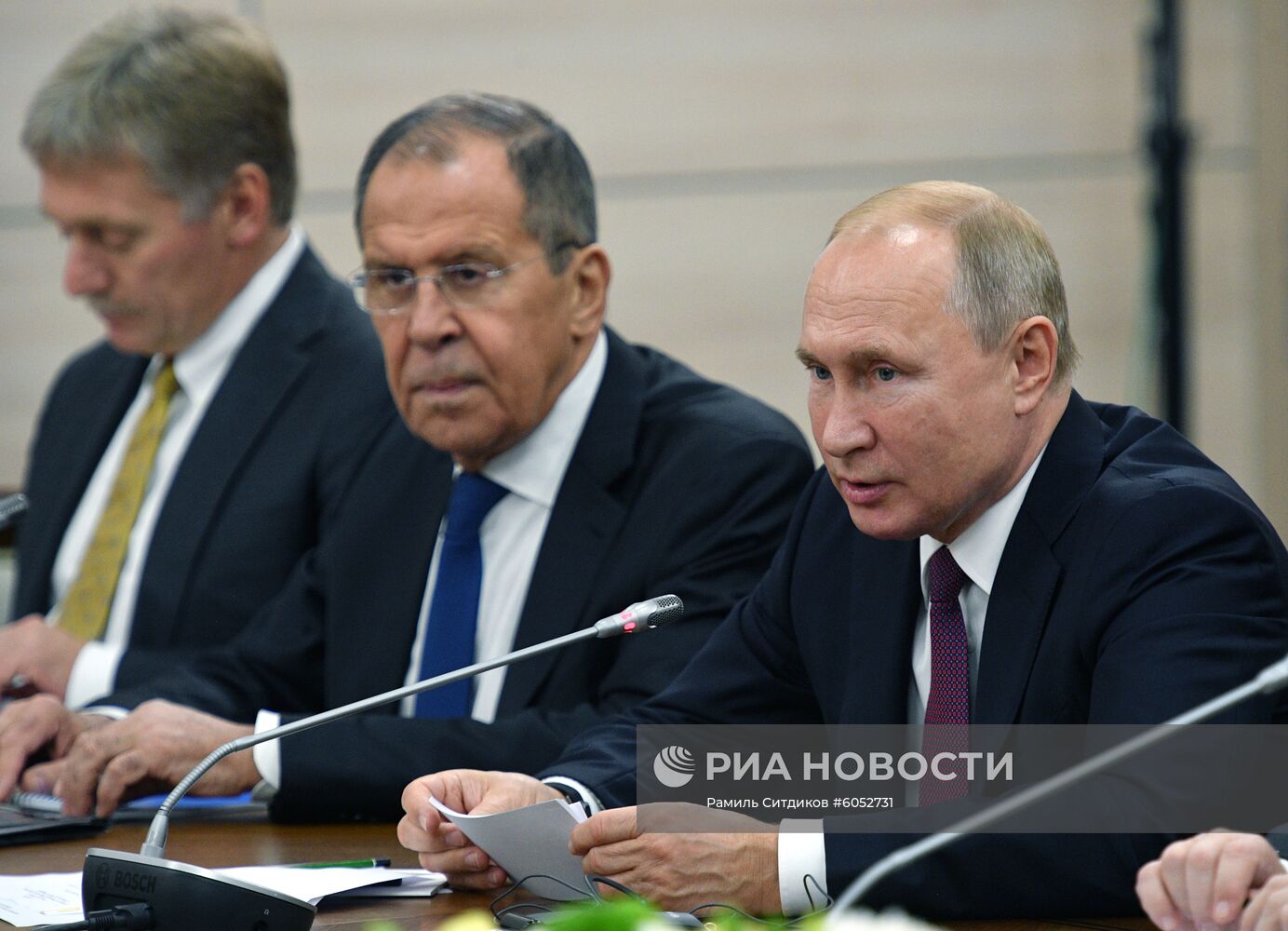 Рабочая поездка президента РФ В. Путина в Сочи