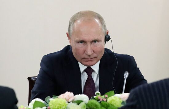 Рабочая поездка президента РФ В. Путина в Сочи 