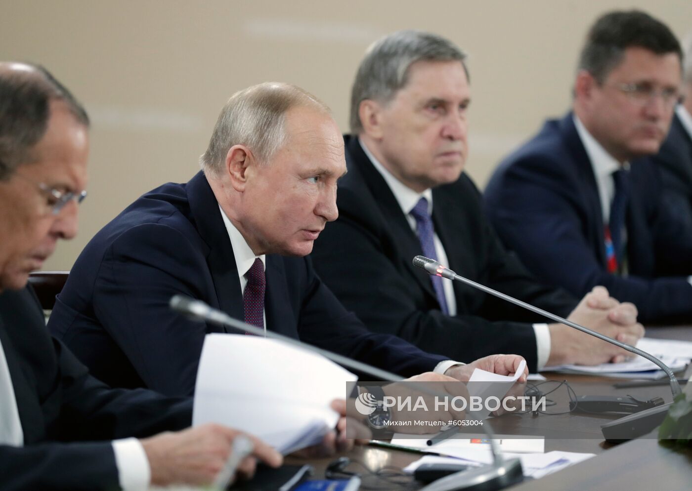Рабочая поездка президента РФ В. Путина в Сочи 