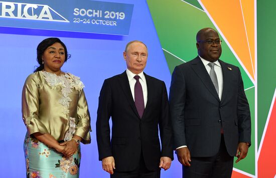 Рабочая поездка президента РФ В. Путина в Сочи 