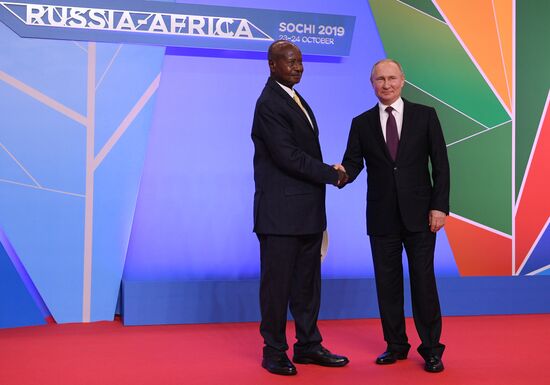 Рабочая поездка президента РФ В. Путина в Сочи 