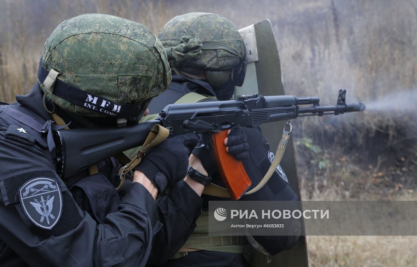 Полевой выход СОБР Управления Росгвардии по Белгородской области