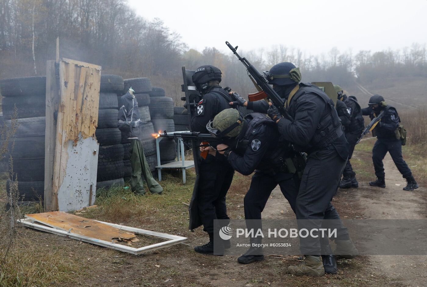 Полевой выход СОБР Управления Росгвардии по Белгородской области