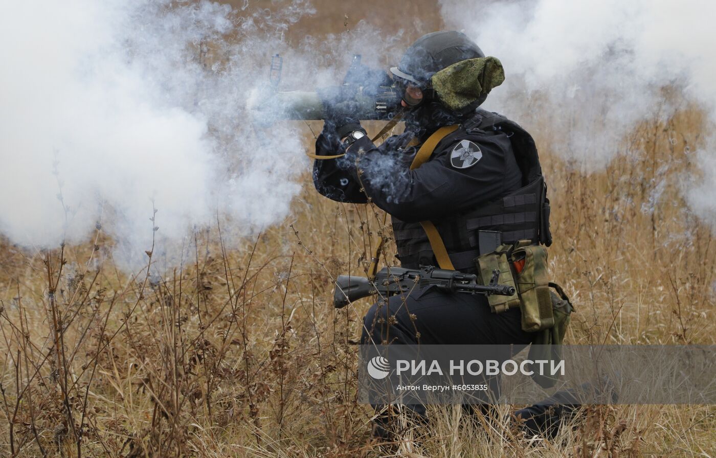 Полевой выход СОБР Управления Росгвардии по Белгородской области