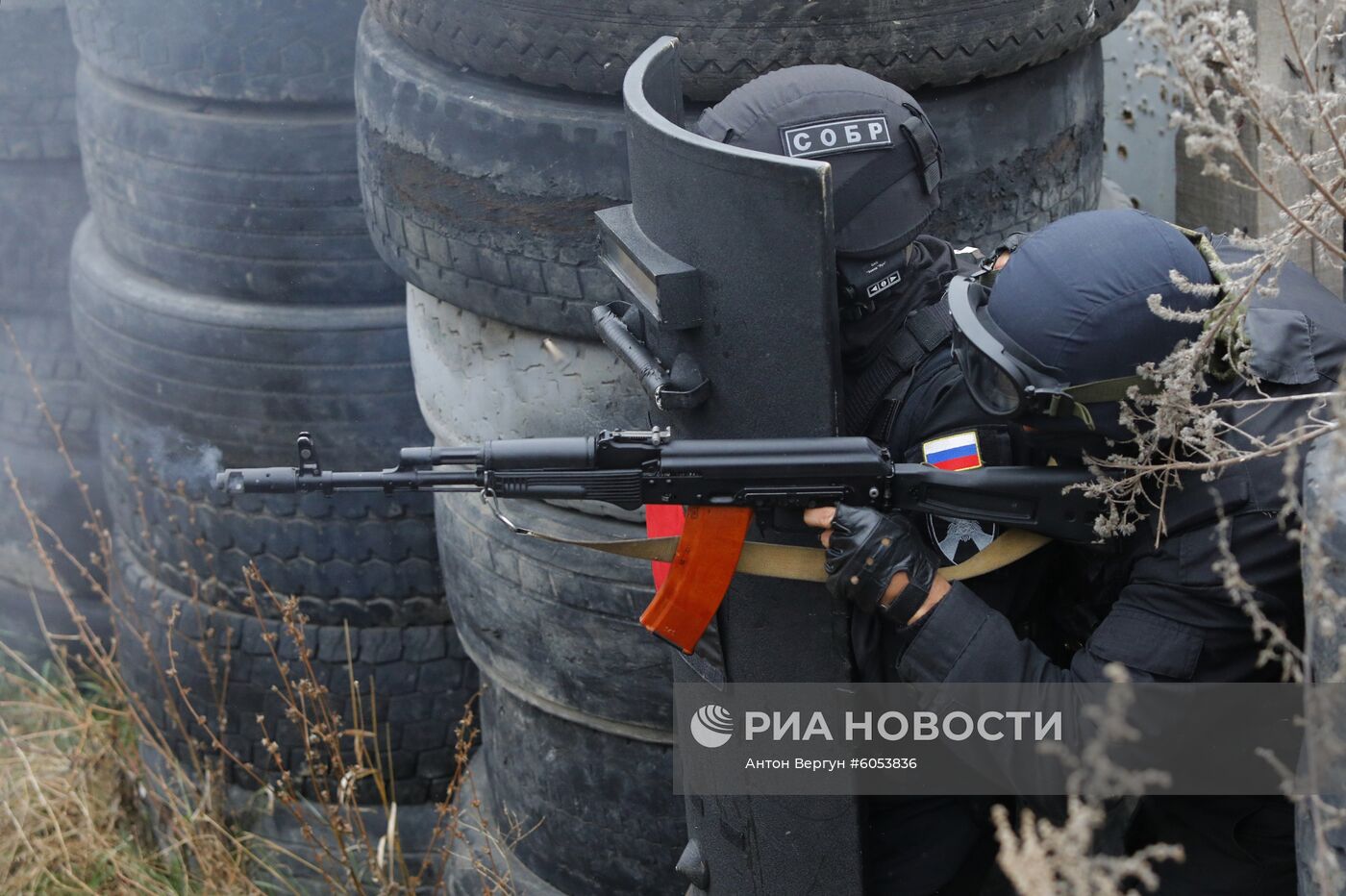 Полевой выход СОБР Управления Росгвардии по Белгородской области