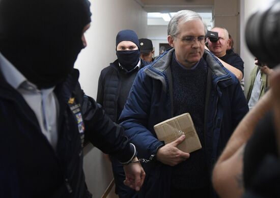 Рассмотрение ходатайства следствия о продлении срока ареста П. Уилану