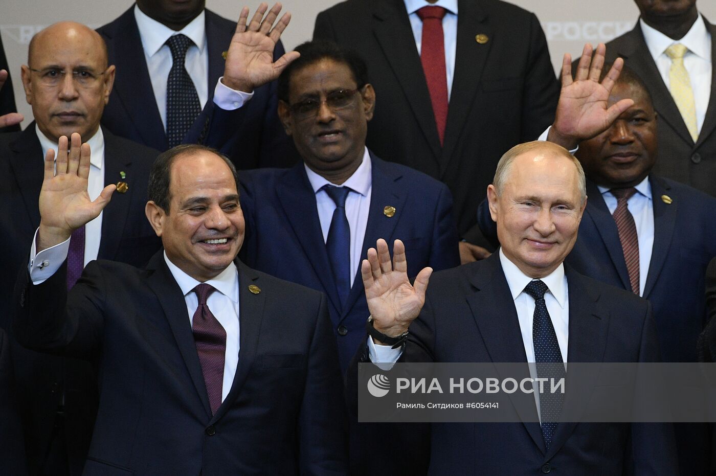 Президент РФ В. Путин принял участие в работе форума "Россия - Африка"