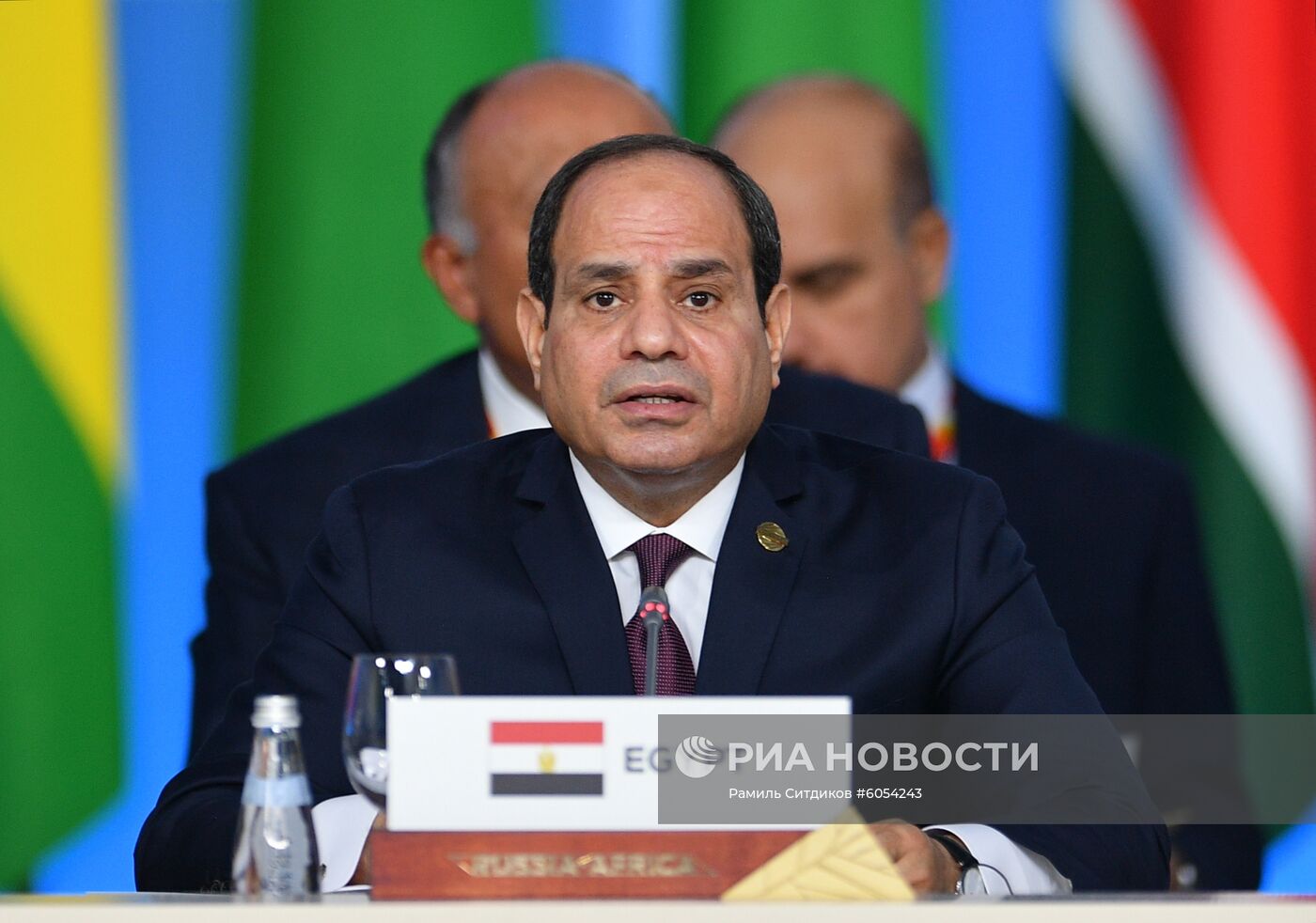 Президент РФ В. Путин принял участие в работе форума "Россия - Африка"