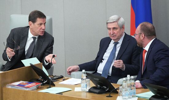 Пленарное заседание Госдумы РФ