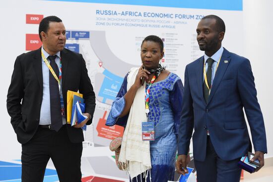 Экономический форум "Россия - Африка". День первый
