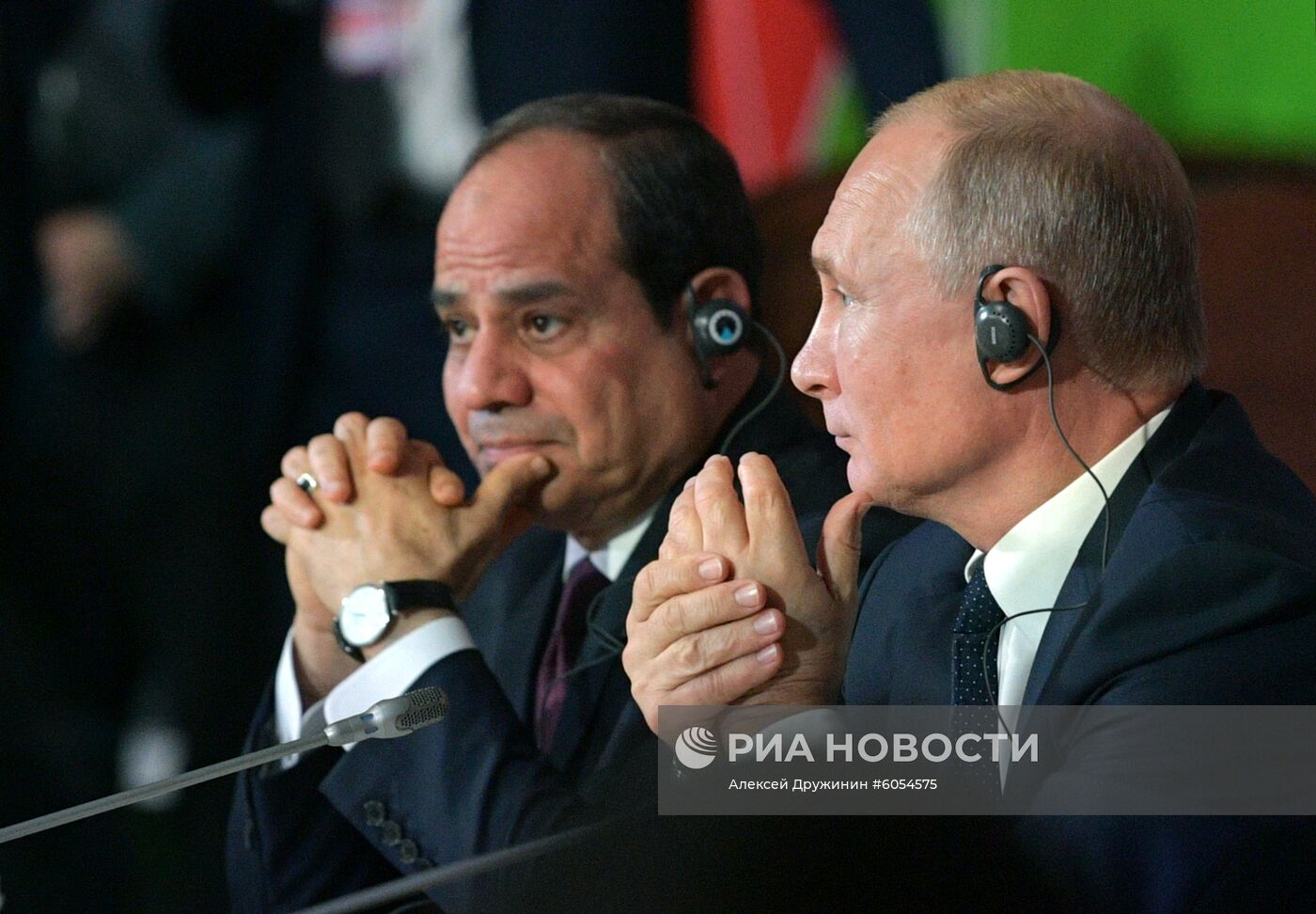 Президент РФ В. Путин принял участие в работе форума "Россия - Африка"