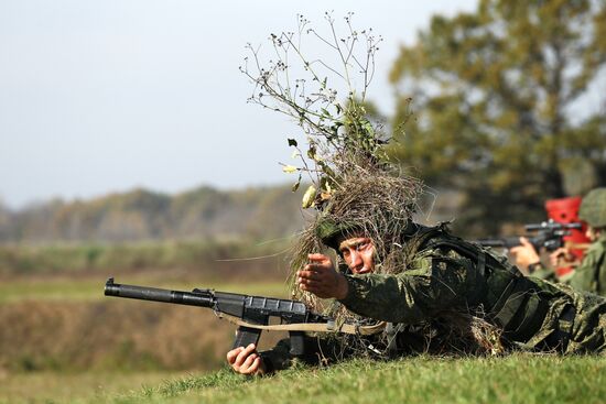 Учения соединения спецназначения ЮВО