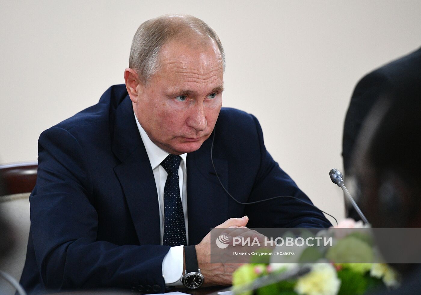 Президент РФ В. Путин принял участие в работе форума "Россия - Африка"