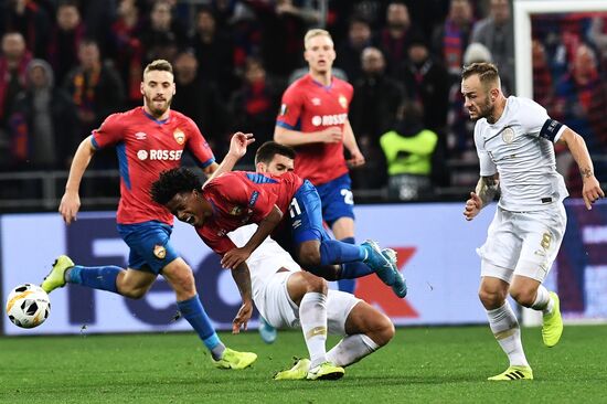 Футбол. Лига Европы. Матч ЦСКА - "Ференцварош"