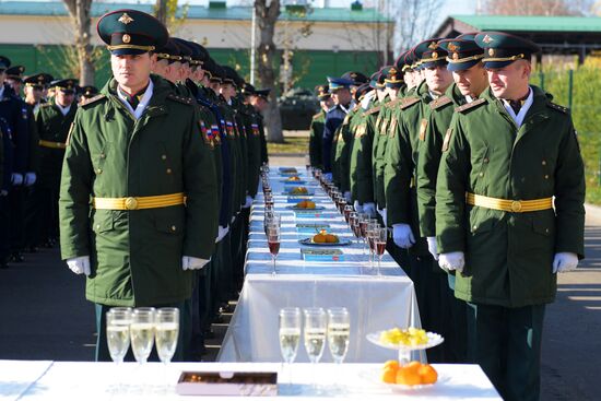 Выпуск лейтенантов Казанского высшего танкового училища