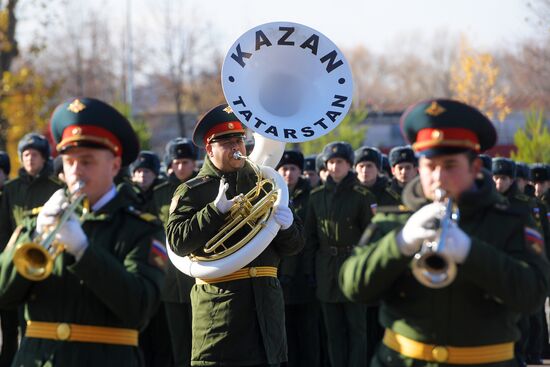 Выпуск лейтенантов Казанского высшего танкового училища