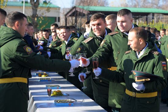 Выпуск лейтенантов Казанского высшего танкового училища