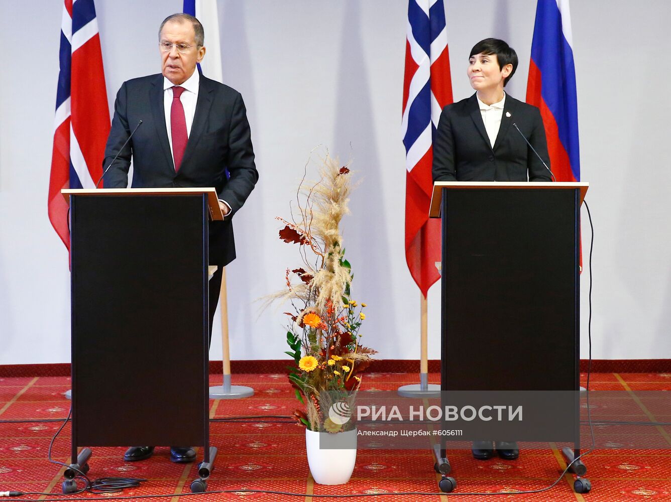 Визит главы МИД РФ С. Лаврова в Норвегию