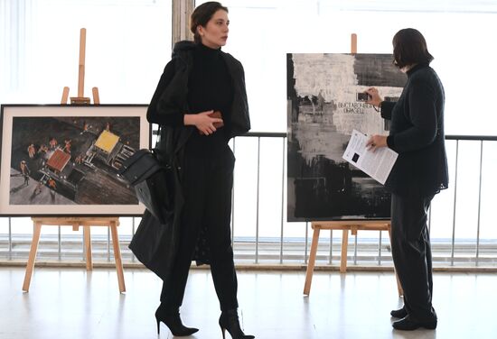 Передача в дар Третьяковской галерее работ современных художников