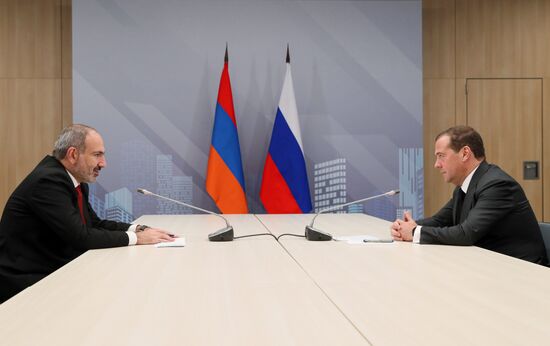 Премьер-министр РФ Д. Медведев принял участие в заседаниях Совета глав правительств СНГ и Евразийского межправительственного совета