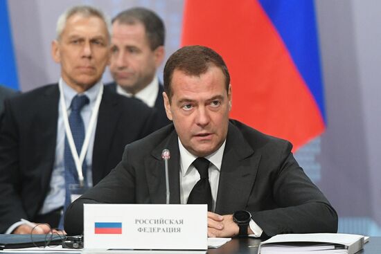 Премьер-министр РФ Д. Медведев принял участие в заседаниях Совета глав правительств СНГ и Евразийского межправительственного совета