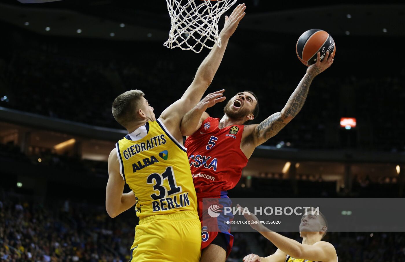 Баскетбол. Евролига. Матч "Альба" - ЦСКА