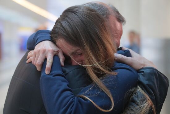 Прилет Марии Бутиной в Москву