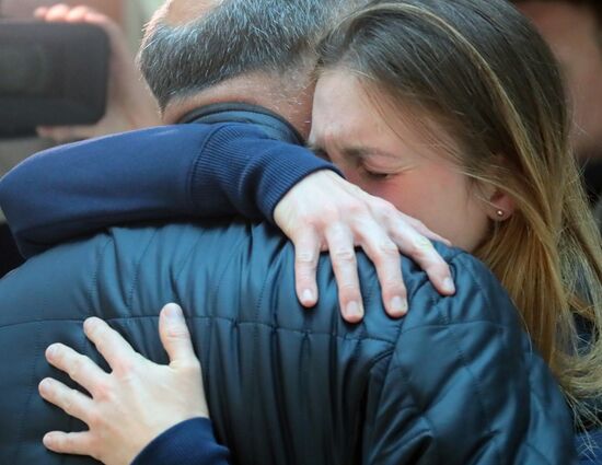 Прилет Марии Бутиной в Москву