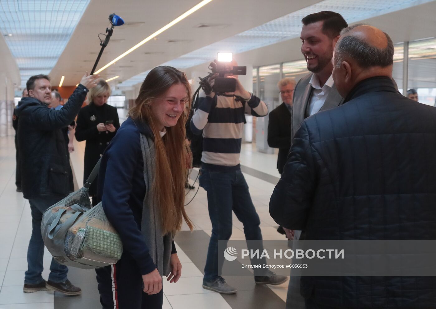 Прилет Марии Бутиной в Москву