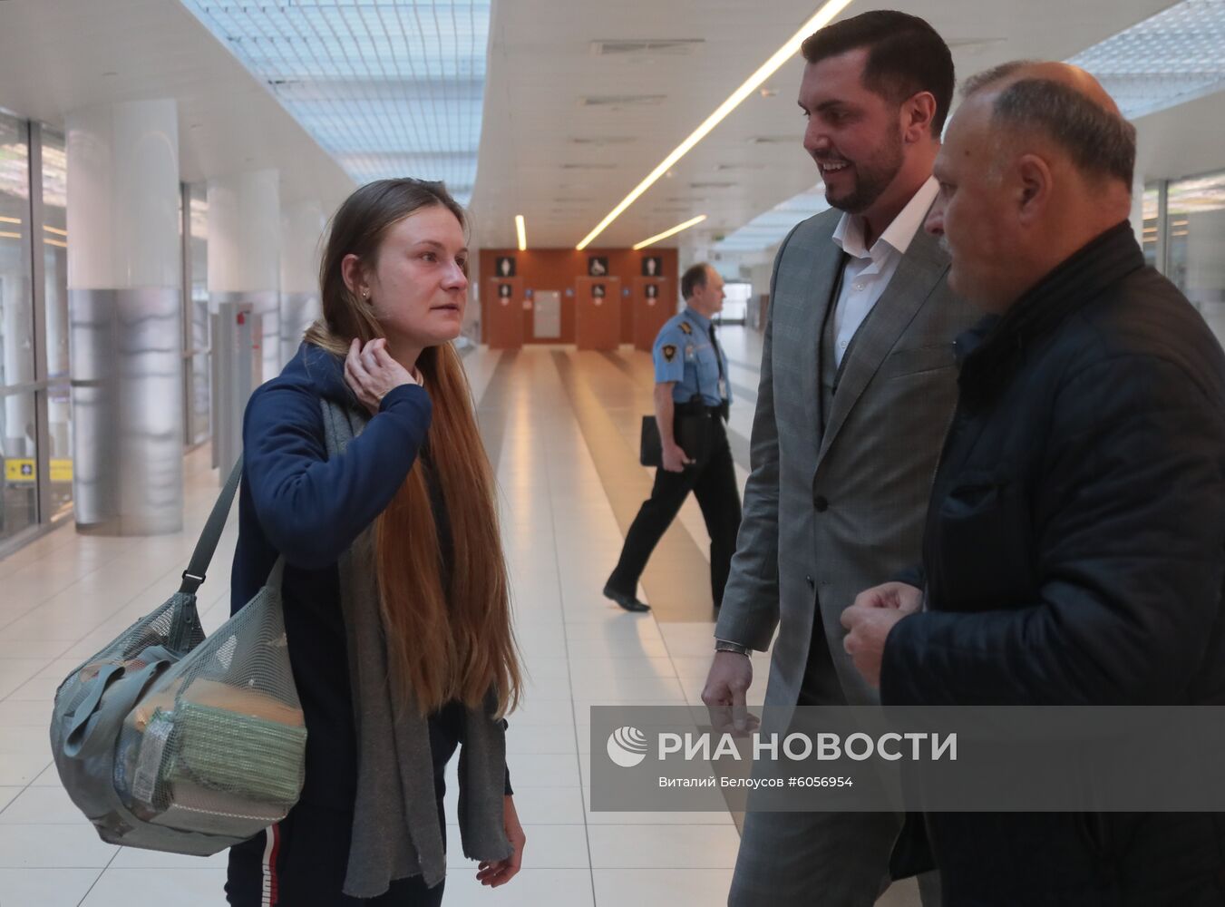 Прилет Марии Бутиной в Москву