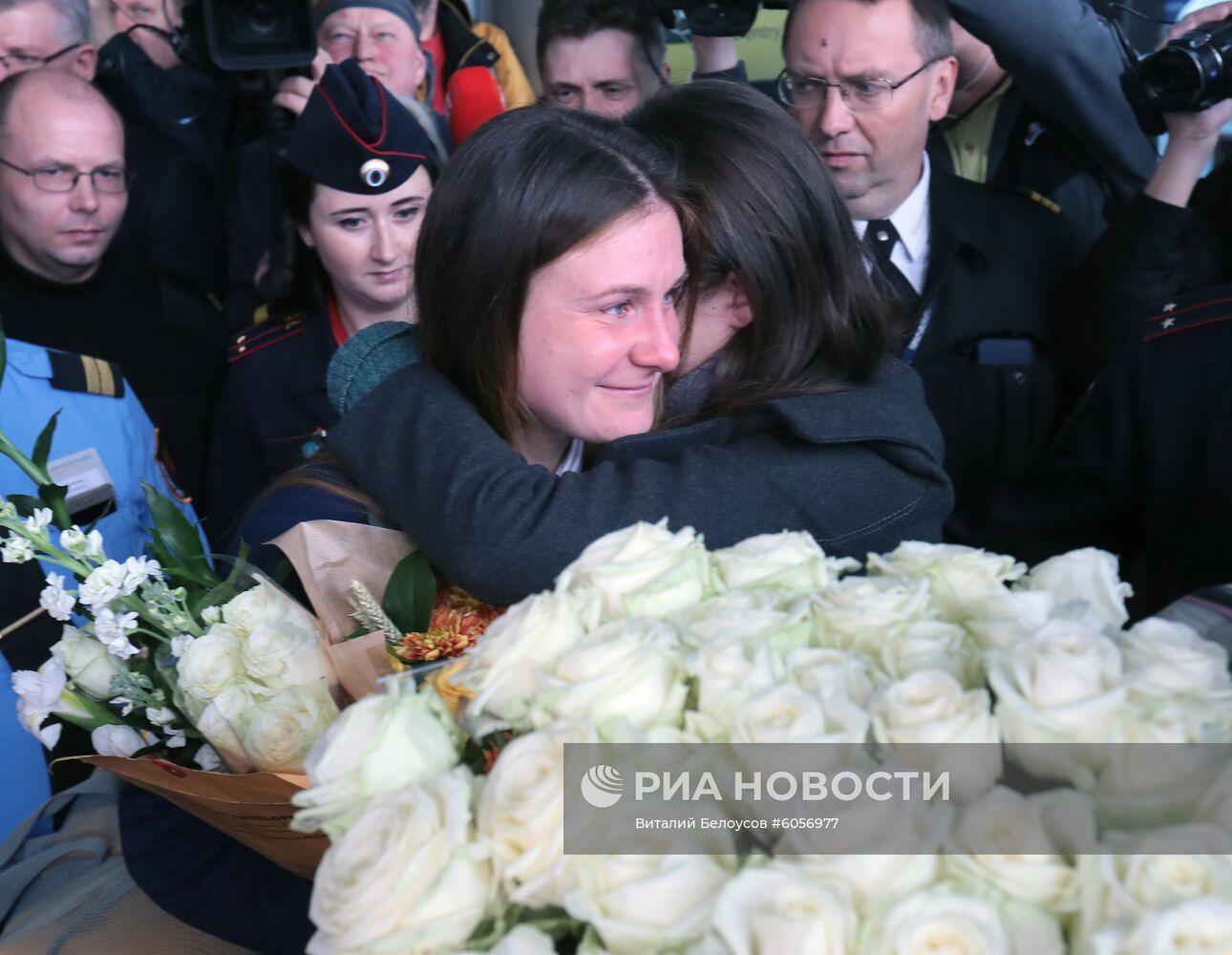 Прилет Марии Бутиной в Москву