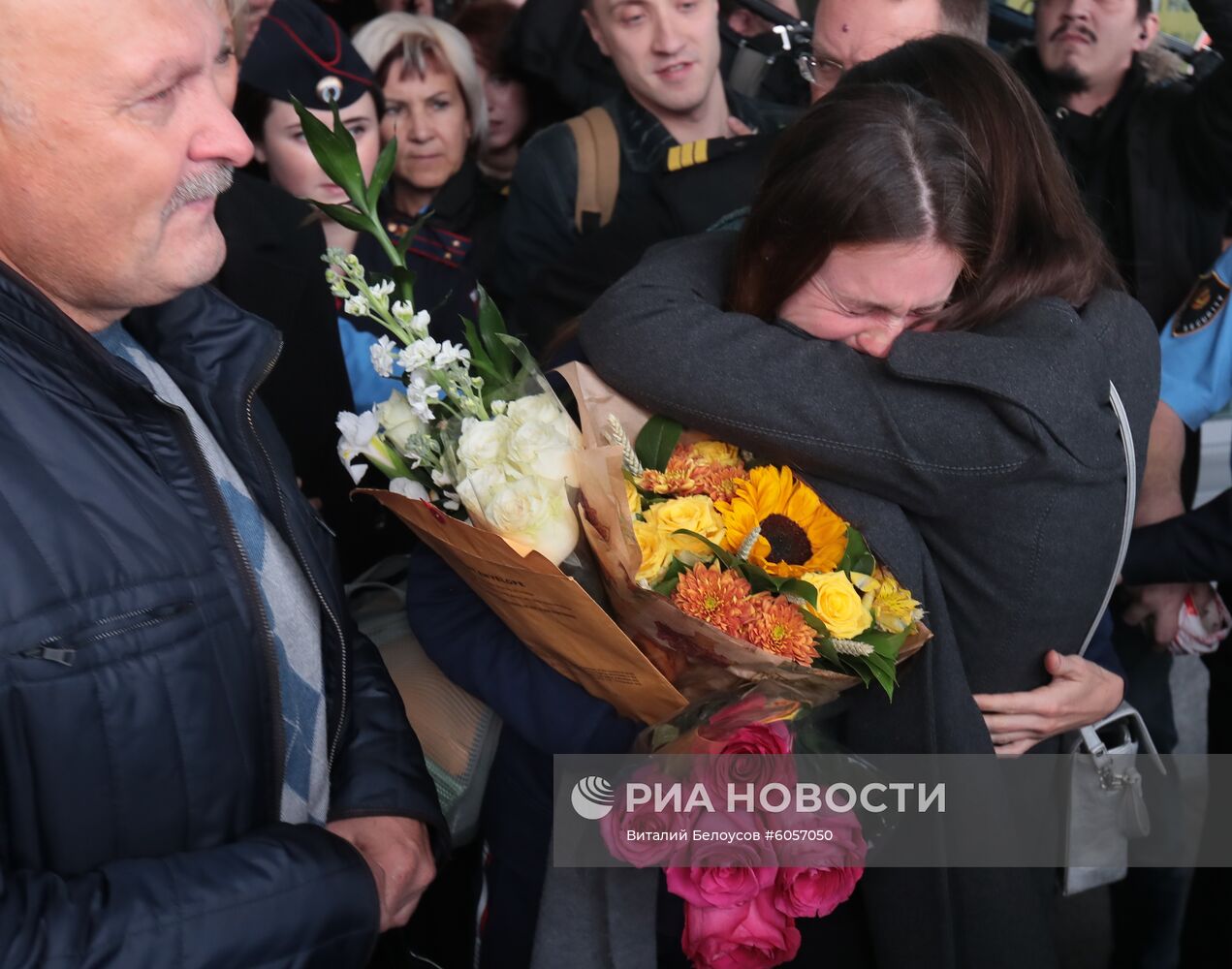 Прилет Марии Бутиной в Москву