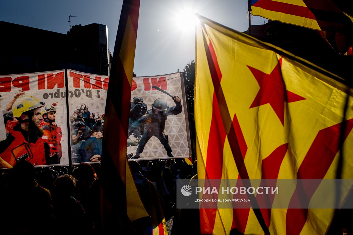 Акции протеста в Барселоне