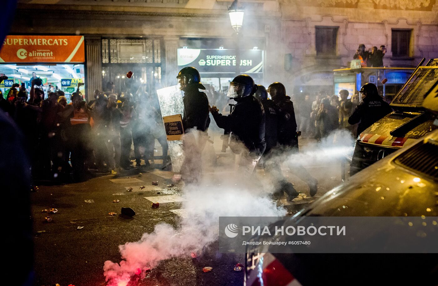 Акции протеста в Барселоне