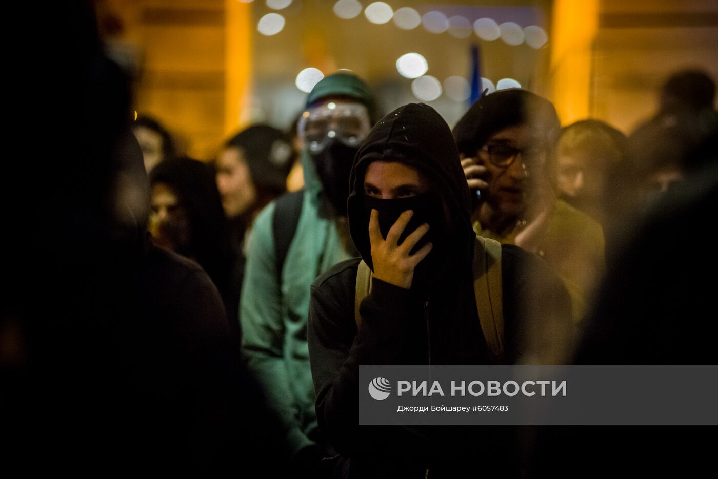 Акции протеста в Барселоне