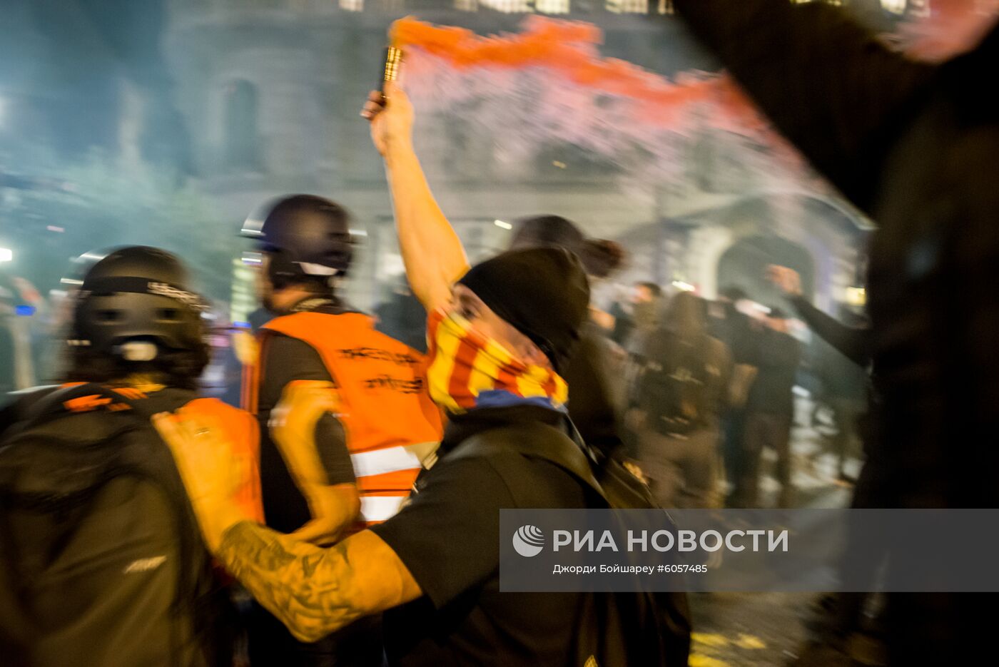 Акции протеста в Барселоне