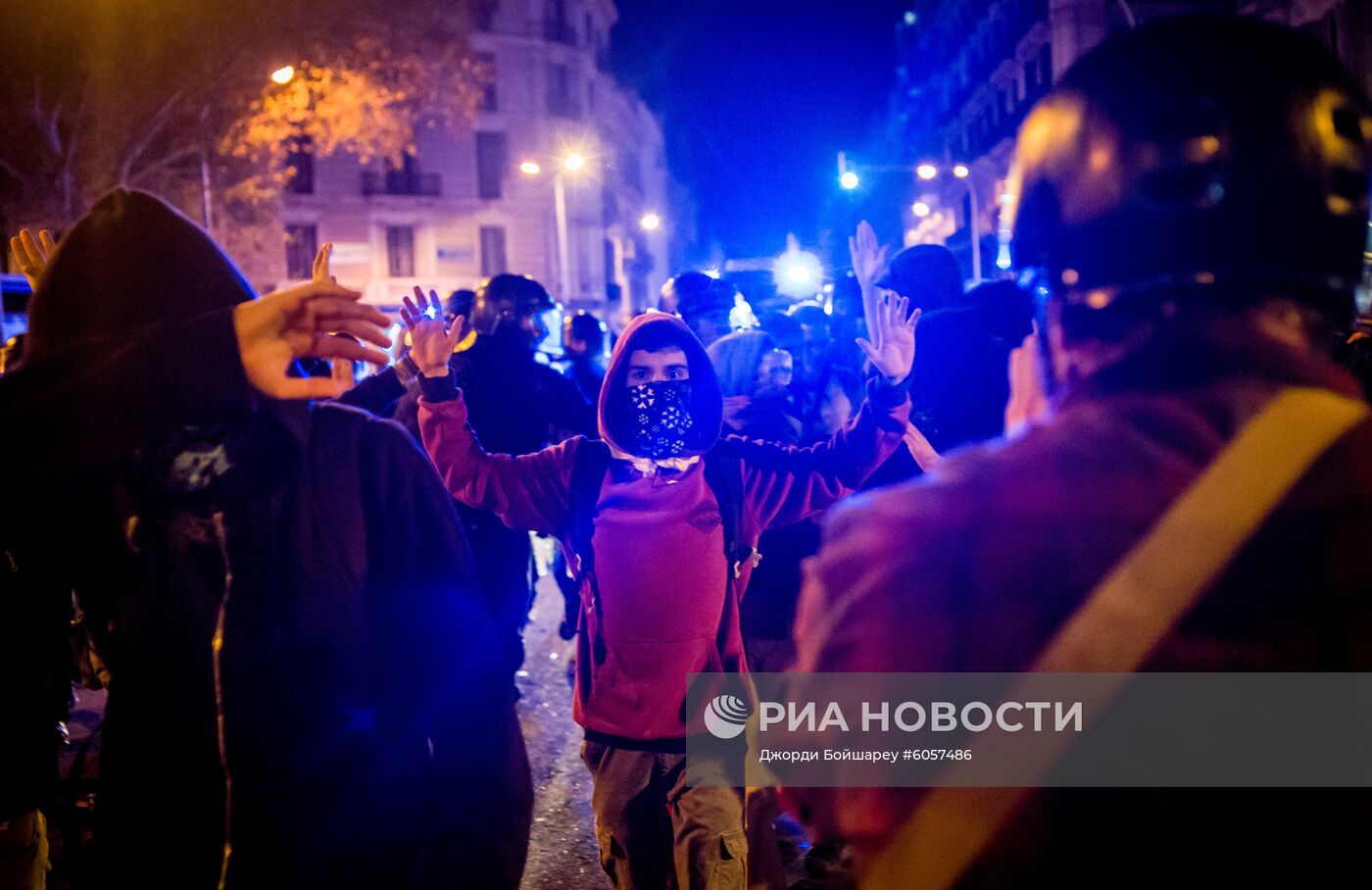 Акции протеста в Барселоне