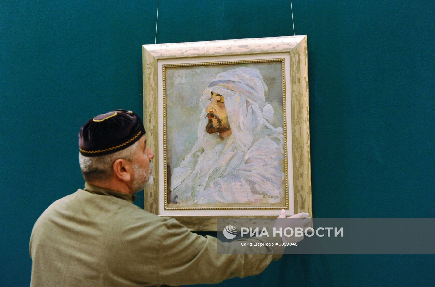 Найденный в Третьяковской галерее портрет Е. Тадевосяна передан грозненскому музею