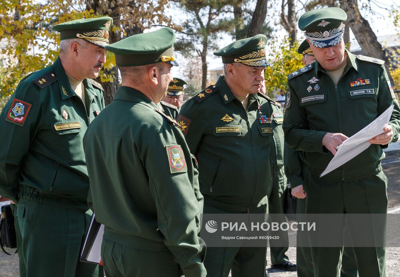 Визит министра обороны РФ С. Шойгу в Армению