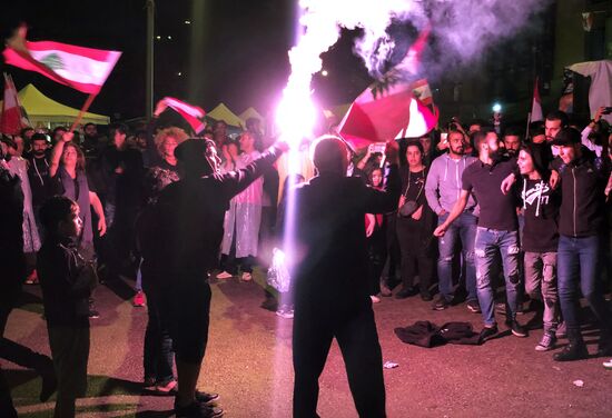 Беспорядки в Бейруте