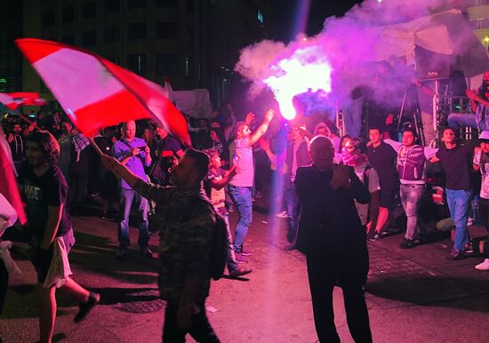 Беспорядки в Бейруте