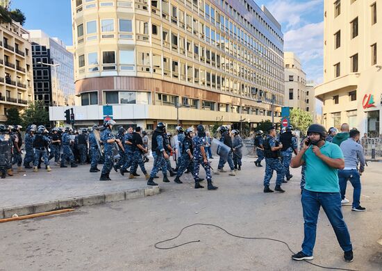 Беспорядки в Бейруте