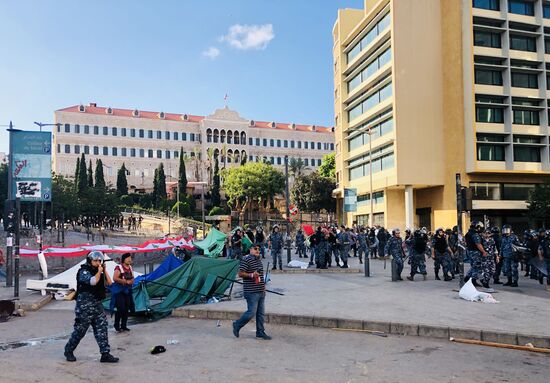 Беспорядки в Бейруте