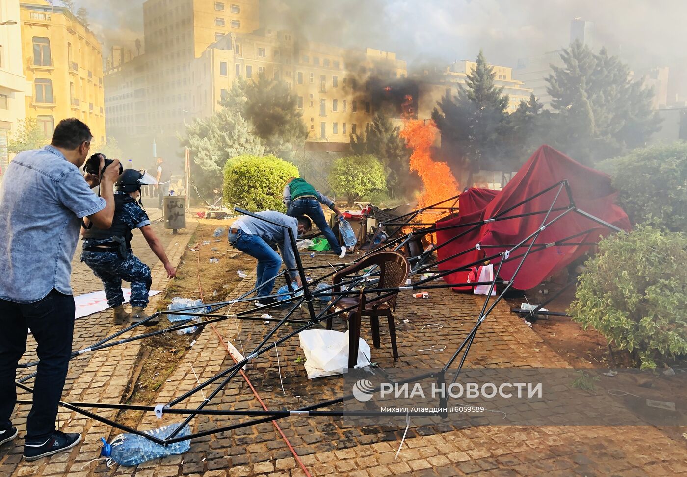 Беспорядки в Бейруте