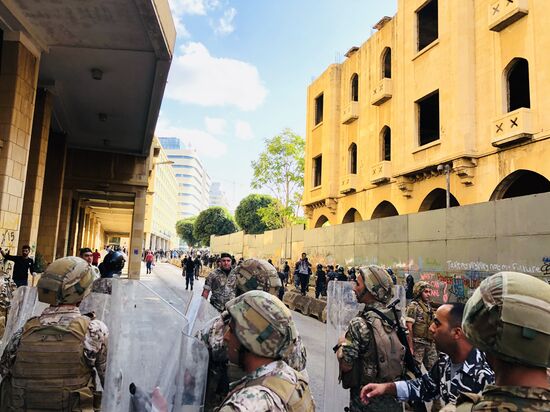 Беспорядки в Бейруте