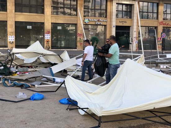 Беспорядки в Бейруте