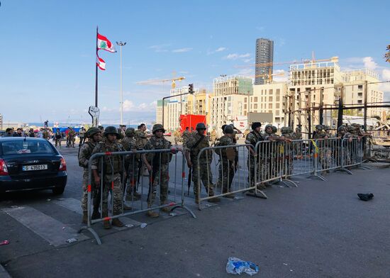 Беспорядки в Бейруте